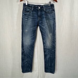 Polo by Ralph Lauren Astor Boyfriend Distressed Denim Jeans Size 26